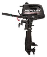 Mercury 5hp Tiller FourStroke Outboard Motor – 15″ Shaft, Manual Tilt/Trim, Manual Start