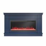 Novogratz Waverly Wide Mantel Electric Fireplace - Image 6
