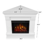 Real Flame Chateau Corner Electric Fireplace - Image 6