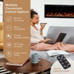 Modern Ember Aerus 50-in Smart Linear Electric Fireplace - Image 5