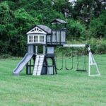 Whispering Point Outdoor Wooden Swing Set with Shipping & Assembly Included - Image 2