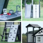 Whispering Point Outdoor Wooden Swing Set with Shipping & Assembly Included - Image 4