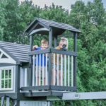 Whispering Point Outdoor Wooden Swing Set with Shipping & Assembly Included - Image 3