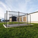 Acon 13 HD Rectangular Trampoline with Net and Ladder - Image 6