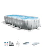 Prism Frame™ 20′ x 10′ x 48″ Oval Above Ground Pool Set - Image 2