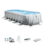 Prism Frame™ 20′ x 10′ x 48″ Oval Above Ground Pool Set