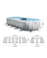 Prism Frame™ 20′ x 10′ x 48″ Oval Above Ground Pool Set - Image 6