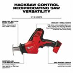 MILWAUKEE Cordless Tool Combination Kit: 4 Tools, 18 V DC Volt, Battery Included, M18™, M18™, 2PYZ8 - Image 9
