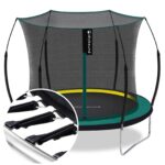 SkyBound 6ft outdoor Trampoline without springs, toddler springless trampoline with net for Kids and Adults, springless Trampoline with Enclosure for Backyard Indoor and Outdoor - Image 2
