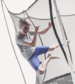 Vuly Safe Outdoor Trampoline Round Springless Trampolines With Safety Enclosure Net - Image 3
