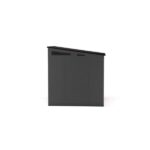 Suncast Modernist 7 ft. x 7 ft. Resin Vertical Pent Storage Shed with Floor Kit - Image 6