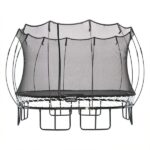 Springfree Kids 11 ft. Outdoor Large Square Trampoline with Enclosure