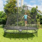 Springfree Kids 11 ft. Outdoor Large Square Trampoline with Enclosure - Image 3