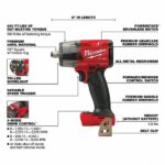 MILWAUKEE Cordless Tool Combination Kit: 7 Tools, 18 V DC Volt, Battery Included, M18 FUEL™, M18™ - Image 8