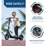 Hiboy X300 Electric Scooter, 700W Peak Motor, 12″ Pneumatic Tires, 23 Mph & 38 Miles Range, Folding Commuter Electric Scooter for Adults - Image 3