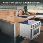Camplux 17″ RV Oven with 3 Burners Cooktop - Image 6