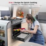 Camplux 21 Inches RV Stove Gas Range Oven 3 Burners Cooktop - Image 3