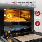 Camplux 21 Inches RV Stove Gas Range Oven 3 Burners Cooktop - Image 4