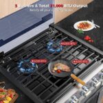 Camplux 21 Inches RV Stove Gas Range Oven 3 Burners Cooktop - Image 6