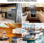 Camplux 21 Inches RV Stove Gas Range Oven 3 Burners Cooktop - Image 7