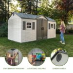 Lifetime 15′ x 8′ Outdoor Storage Shed - Image 6