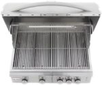Blaze 32 Inch 4-Burner LTE Gas Grill with Rear Burner and Built-in Lighting System - Image 3