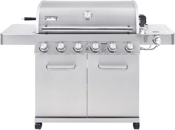 51l26GkL5vS._AC_SL1000_-600x445-1.jpg Monument Grills 6-Burner Propane Gas Grill 77352 - Image 1