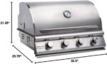 Blaze 32 In. 4 Burner Prelude LBM Gas Grill - Image 8