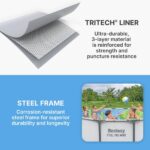 Bestway Steel Pro MAX 10 Foot x 30 Inch Round Metal Frame Above Ground Outdoor Backyard Swimming Pool Set with 330 GPH Filter Pump - Image 3