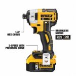 DEWALT Cordless Tool Combination Kit: 6 Tools, 20 V DC Volt, Battery Included, 20V MAX* XR®, 31AC52 - Image 7