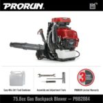 PRORUN PBB2884 Gas Backpack Leaf Blower - Image 4