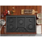 GE 36″ Built-in Gas Cooktop JGP5036DLBB - Image 6