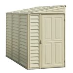 DuraMax Building Products 4-ft x 8-ft Sidemate Off-white Lean-to Vinyl Storage Shed - Image 2