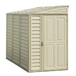 DuraMax Building Products 4-ft x 8-ft Sidemate Off-white Lean-to Vinyl Storage Shed