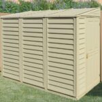 DuraMax Building Products 4-ft x 8-ft Sidemate Off-white Lean-to Vinyl Storage Shed - Image 8