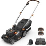 WORX Nitro 40V 16″ Cordless Lawn Mower w/Brushless Motor 2.0 & Intellicut