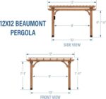 Backyard Discovery Beaumont Freestanding Pergola 2101579COM - Image 6