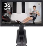 Aviron Strong Series Rower: 22″ HD Touchscreen, Dual Air & Magnetic Resistance up to 100 lbs. Game-Based Workouts, Streaming, Compact Design - Image 3