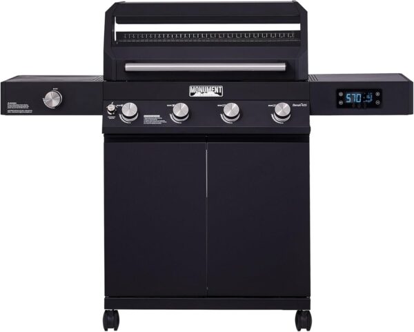 61hYb2TakL._AC_SL1500_-600x481-1.jpg Monument Grills Denali 425 Black Smart Tech Propane Gas Grill - Image 1