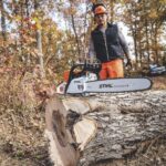Stihl Gas-Powered Chainsaw, 20in. Bar, 64.1cc, 3/8in. Chain Pitch, Model# MS 391 - Image 4