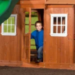 Backyard Discovery Shenandoah Cedar Wood Swing Set Slide - Image 7