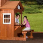 Backyard Discovery Shenandoah Cedar Wood Swing Set Slide - Image 8