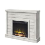 Alaya Wall Mounted Electric Fireplace Sand & Stable Finish - Image 5