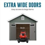 Heartland Asheville 10-ft x 12-ft Gable Style Wood Outdoor Storage Shed - Image 8