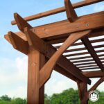 Backyard Discovery 10′ x 12′ Cedar Pergola - Image 5