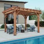 Backyard Discovery 10′ x 12′ Cedar Pergola - Image 2
