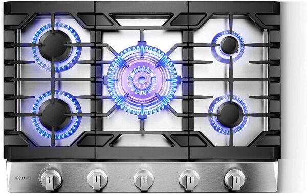 712qeUThXqS._AC_SL1500_-600x379-1.jpg Fotile 30″ Tri-Ring Gas Cooktop GLS30501 - Image 1