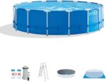 Intex 15′ x 48′ Metal Frame Above Ground Pool Set - Image 2