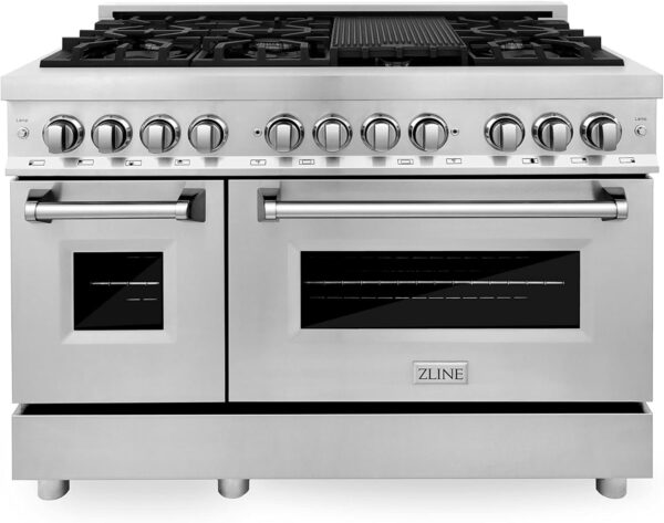 7173TpxKHL._AC_SL1500_-600x473-1.jpg ZLINE 48″ Professional Dual Fuel Range - Image 1