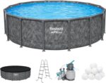 Bestway APX 365 16ft x 48 inches Round Above Ground Pool Set - Image 2
